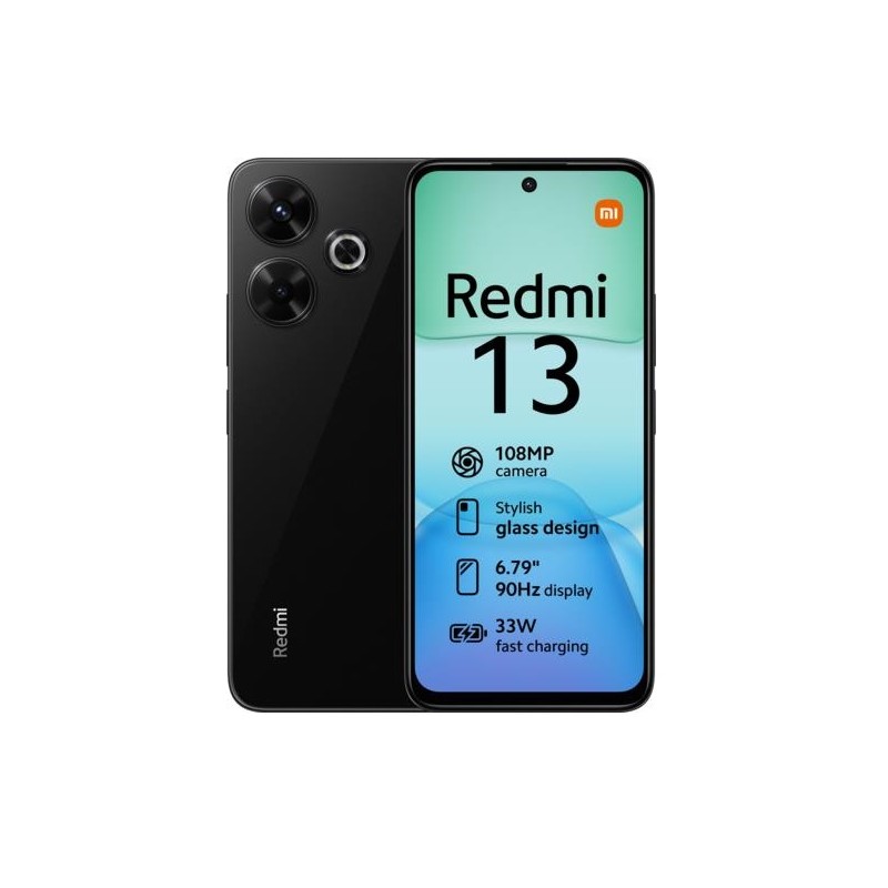 SMARTPHONE REDMI 13 256GB MIDNIGHT BLACK NERO DUAL SIM