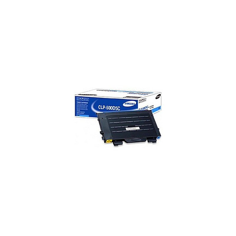 Toner Originale Samsung CLP-500D5C Ciano