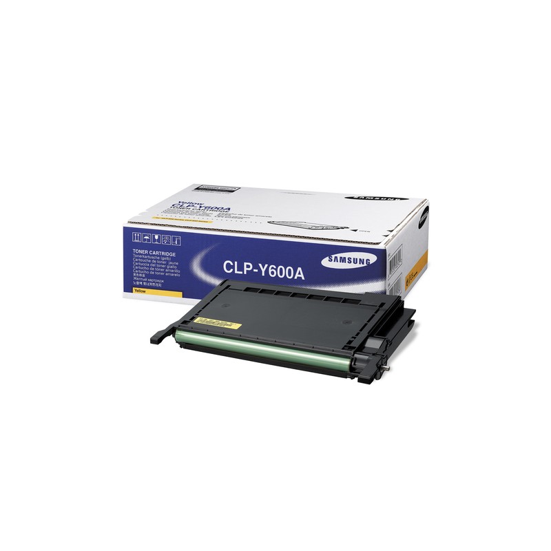 Toner Originale Samsung CLP-Y600A Giallo 4000 copie