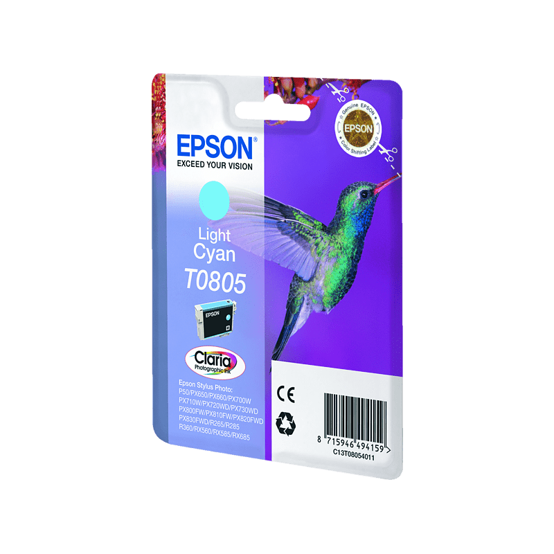 Cartuccia Originale Epson T0805 Ciano Light