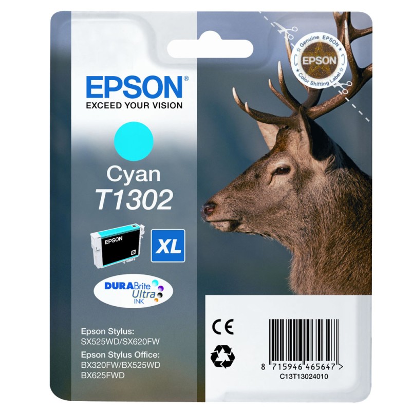 Cartuccia Originale Epson T1302 XL Ciano