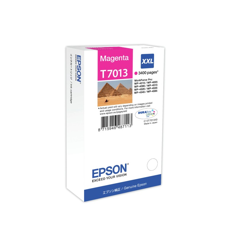 Cartuccia Originale Epson T7013 XXL Magenta