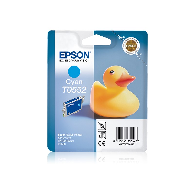 Cartuccia Originale Epson T0552 Ciano