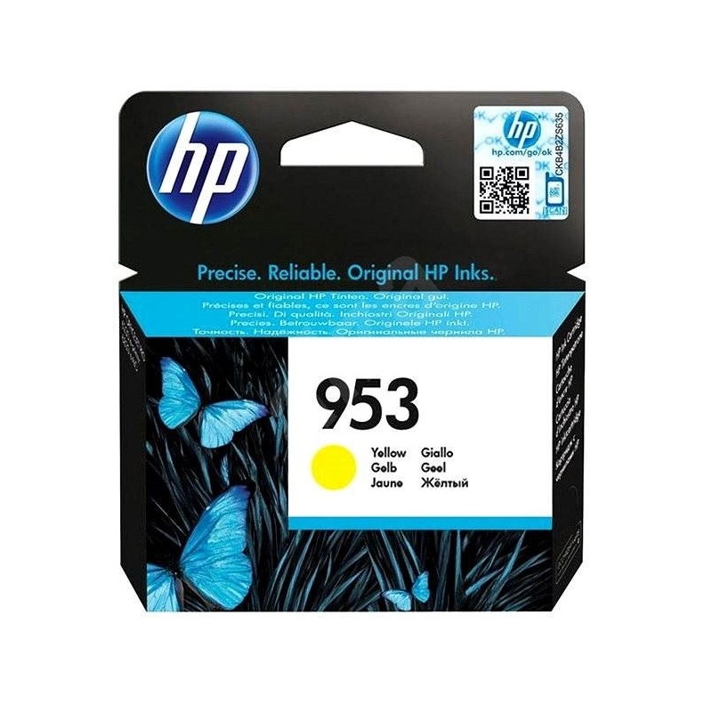 CARTUCCIA ORIGINALE HP F6U14AE N.953 GIALLA