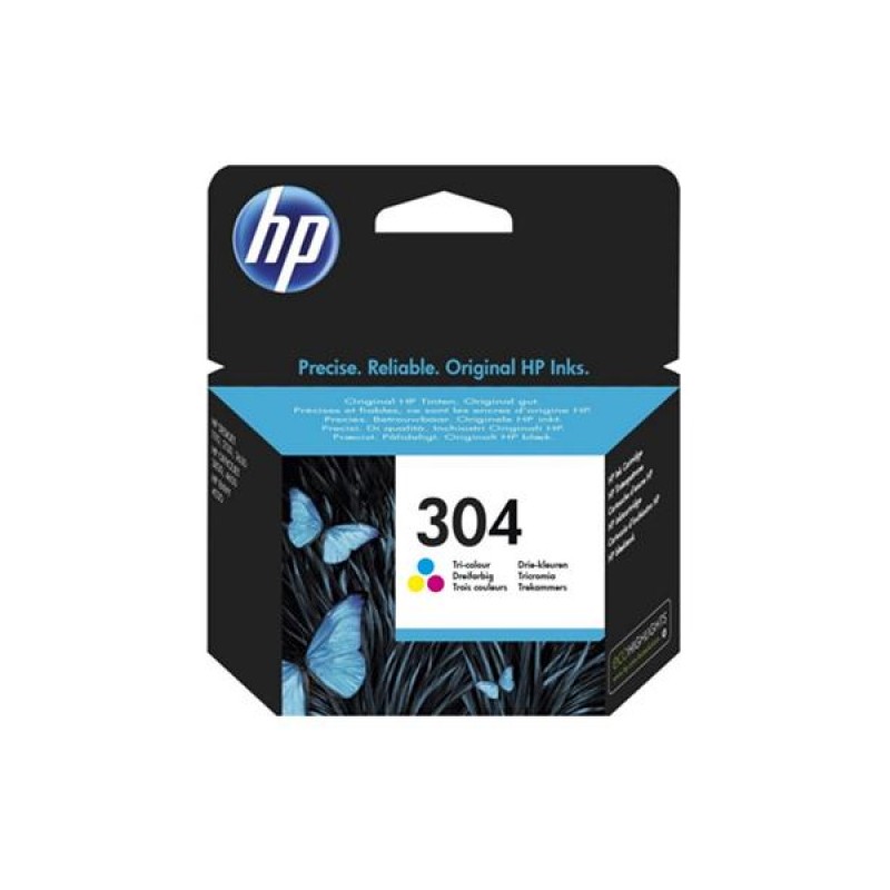 CARTUCCIA ORIGINALE HP N9K05AE 304 COLORE