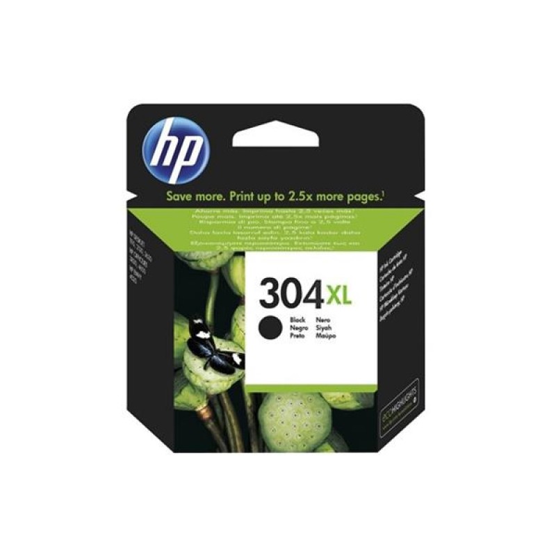 CARTUCCIA ORIGINALE HP N9K08AE N.304XL NERO