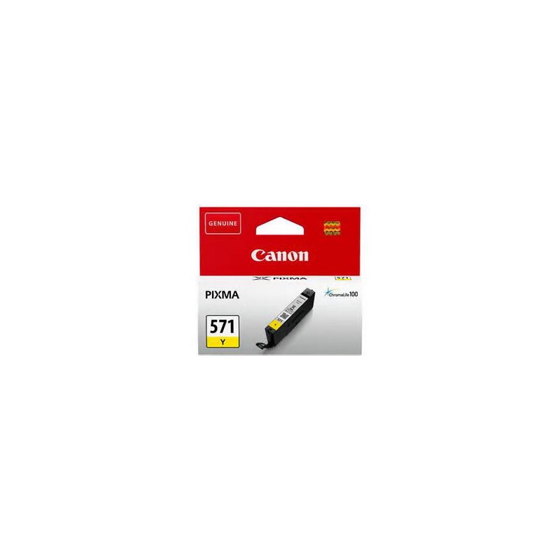 CARTUCCIA ORIGINALE CANON CLI-571 Y - 0388C001 GIALLO