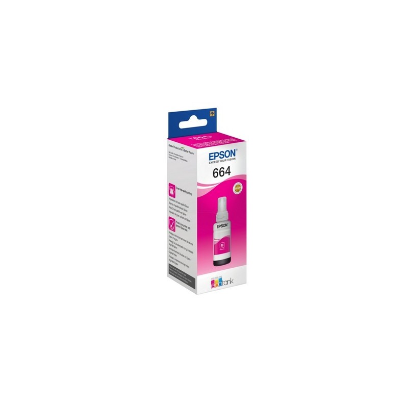 CARTUCCIA ORIGINALE EPSON T6643 C13T664340 MAGENTA