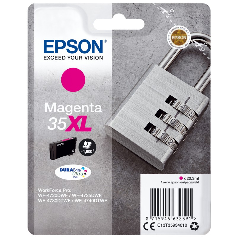 CARTUCCIA ORIGINALE EPSON T3593 C13T35934010 MAGENTA