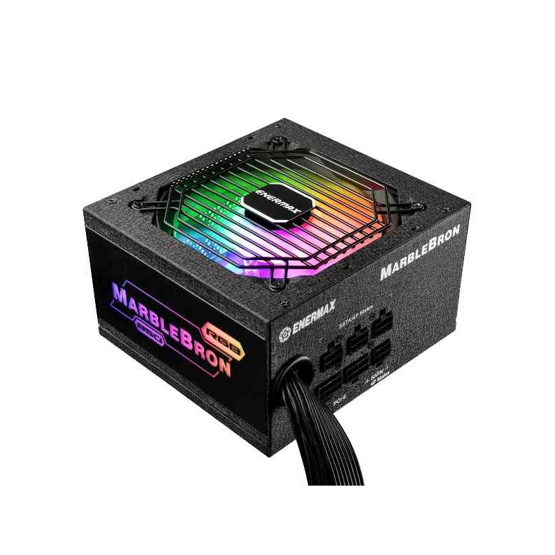 ALIMENTATORE Enermax MARBLEBRON 850 WATT (EMB850EWT-RGB) 80 PLUS BRONZE RGB SEMI-MODULARE