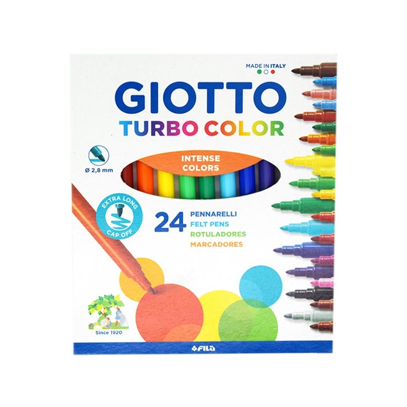 Pennarelli Giotto Turbo Color 24 pz