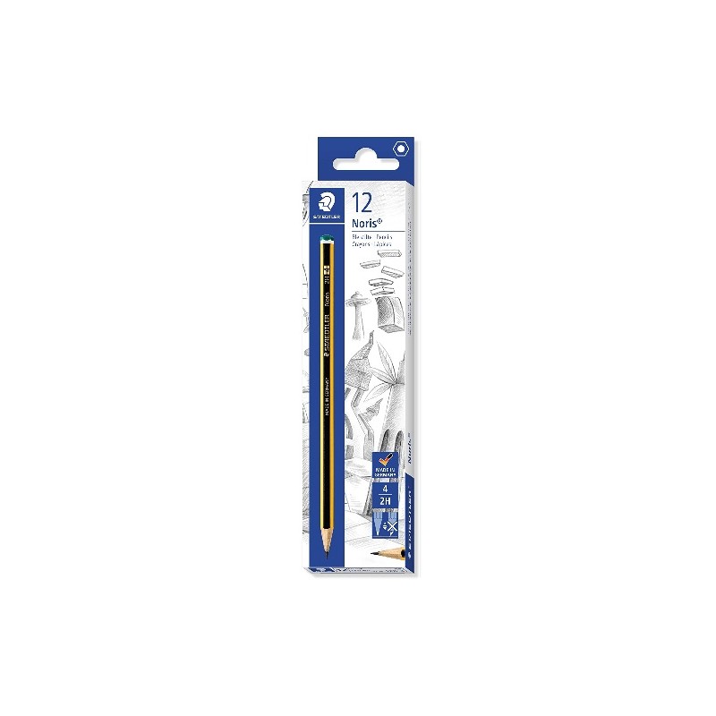 Matite STAEDTLER Noris 120-4 2H conf 12 (0,25/pz)