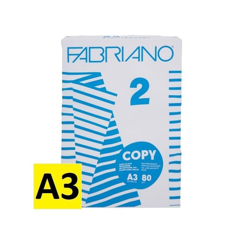 CARTA A3 COPY 2 80 GR./M - 500 FOGLI