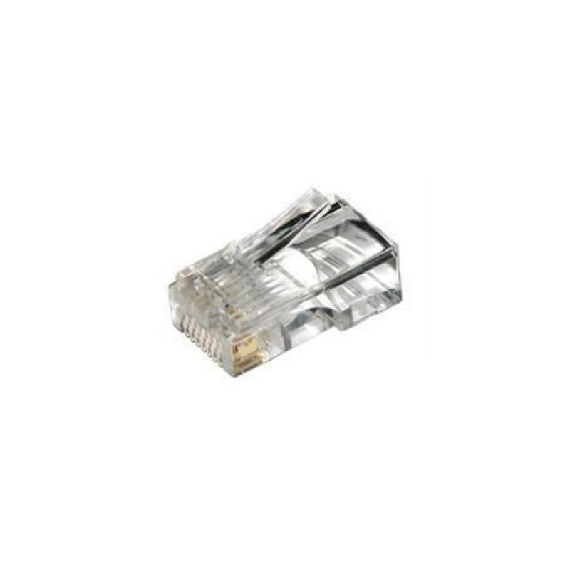 PLUG RETE RJ45 8 POLI CONF. 100PZ (PL818)