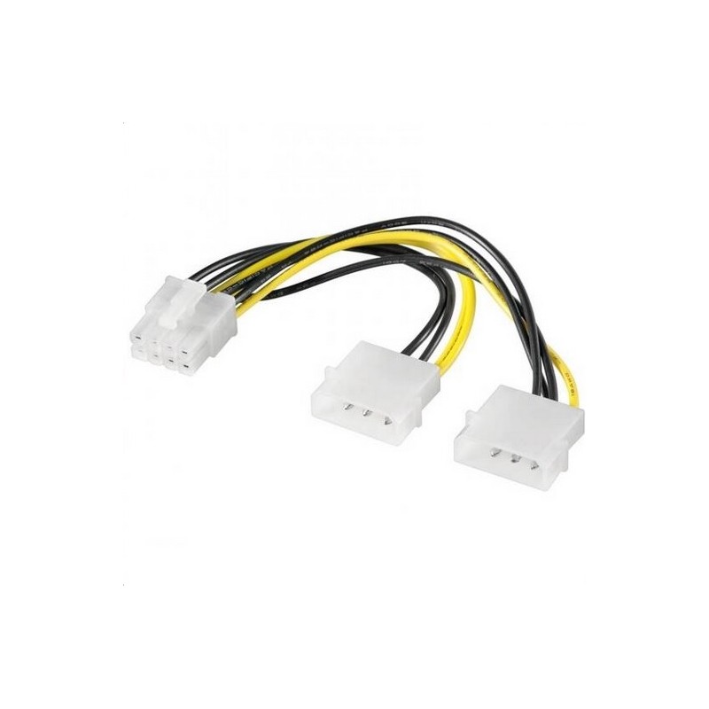 CAVO PROLUNGA ALIMENTAZIONE MOLEX A 8 PIN PCI-E (E10058)