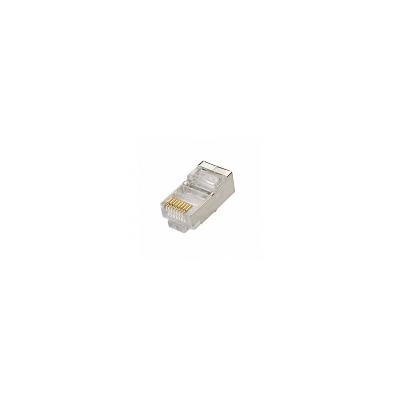 PLUG DI RETE RJ45 8P CAT.6 FTP CONF. 50PZ (CV-LAN-026)