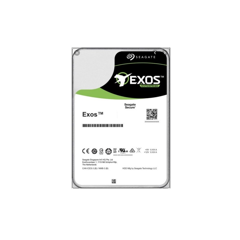 HARD DISK INTERNO 18 TB SEAGATE EXOS X18 SATA 3 3.5' NAS (ST18000NM000J)