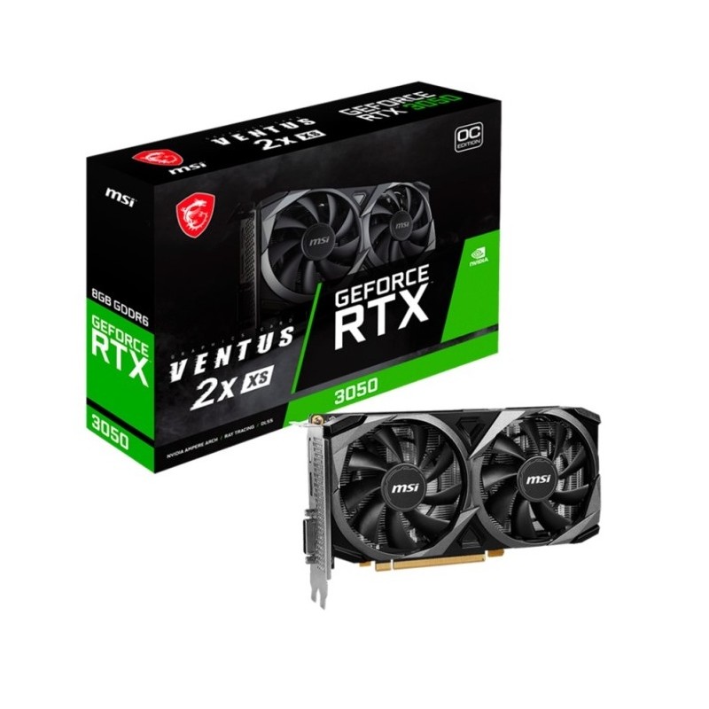 SCHEDA VIDEO MSI GEFORCE RTX 3050 VENTUS 2X XS OC 8 GB (V809-4266R)