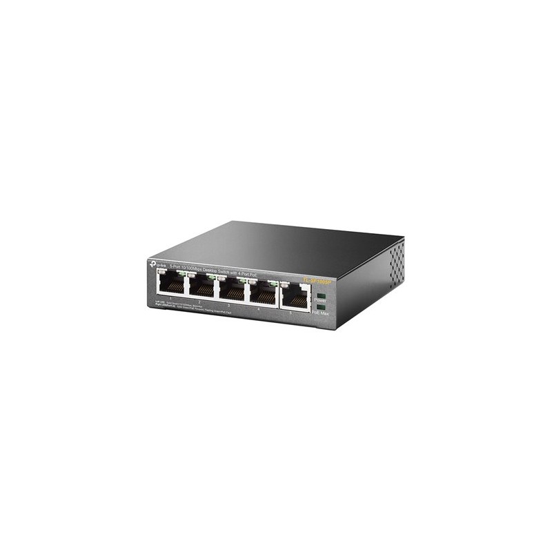 Switch TP-LINK TL-SF1005P desktop 5 porte 10 - 100