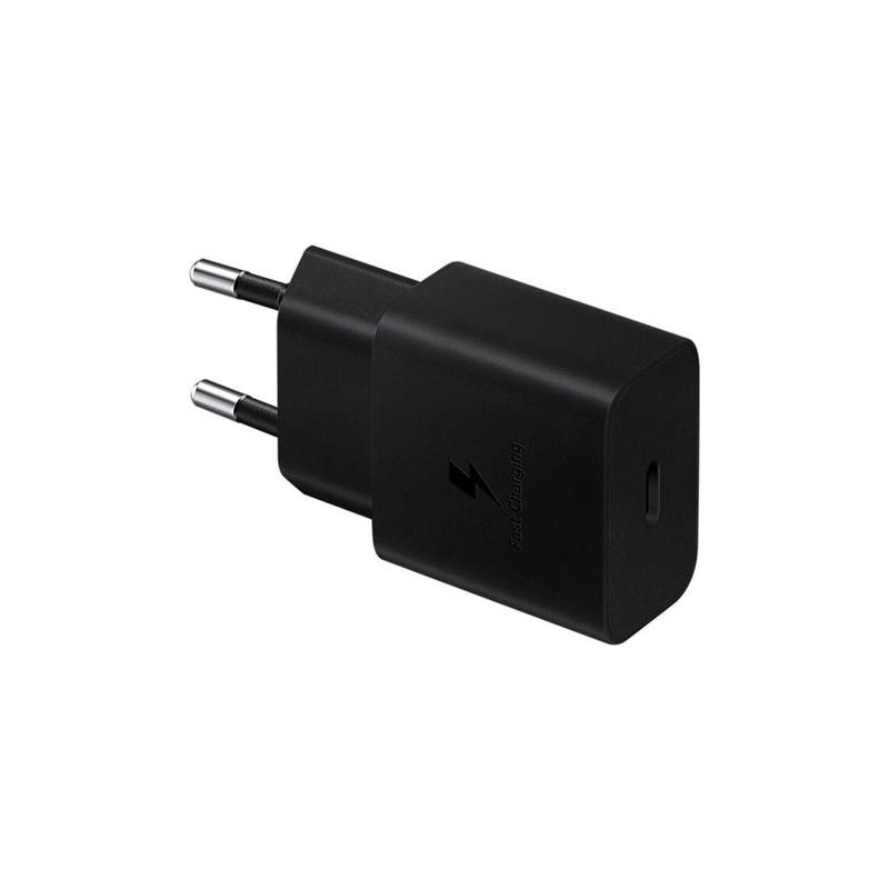 Samsung caricabatteria USB-C 15W + cavo Type-C fast charge black - EP-T1510XBEGEU