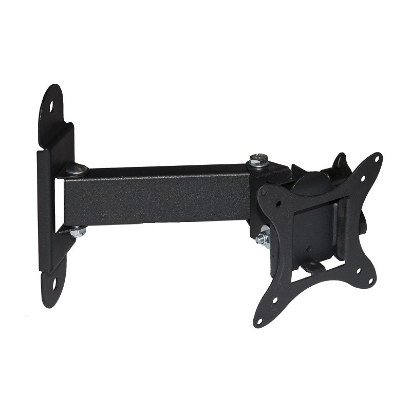 STAFFA SUPPORTO A PARETE 2 SNODI PER TV DA 14'' A 27'' (LKBR131)