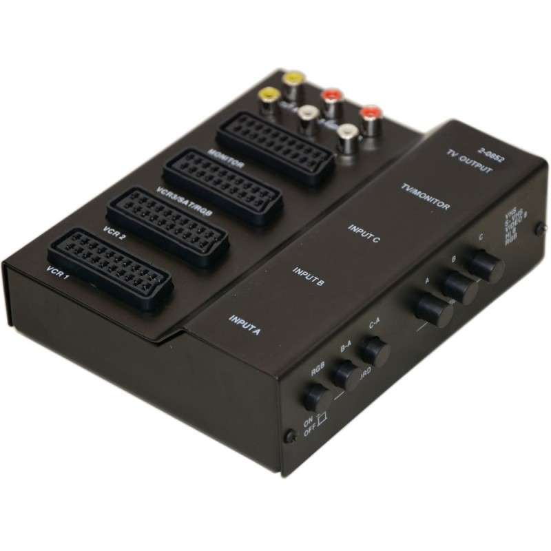 PRESA MULTIPLA SCART CON SWITCH