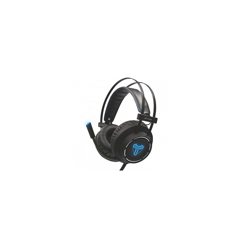 Techmade Cuffie Gaming TM-FL1-CAMBLU PC/Console + Mic.