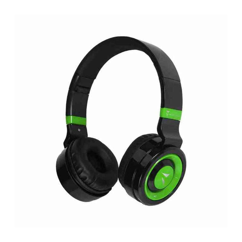 CUFFIA MICROFONO TM-046-GR WIRELESS VERDE