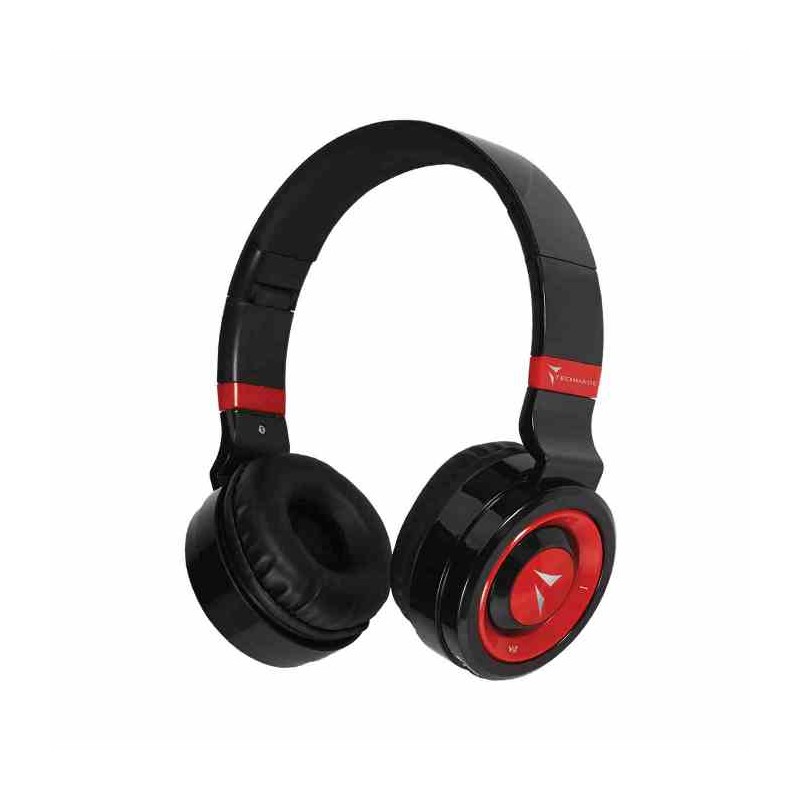 CUFFIA MICROFONO TM-046-RD WIRELESS ROSSO