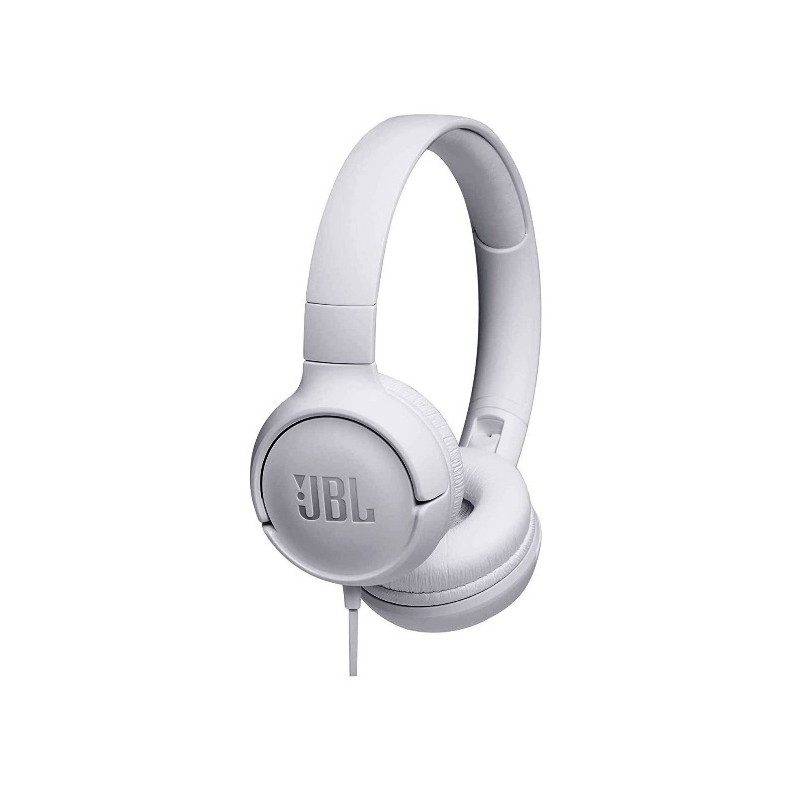 Cuffie con microfono Jbl TUNE 500 CON CAVO - BIANCO