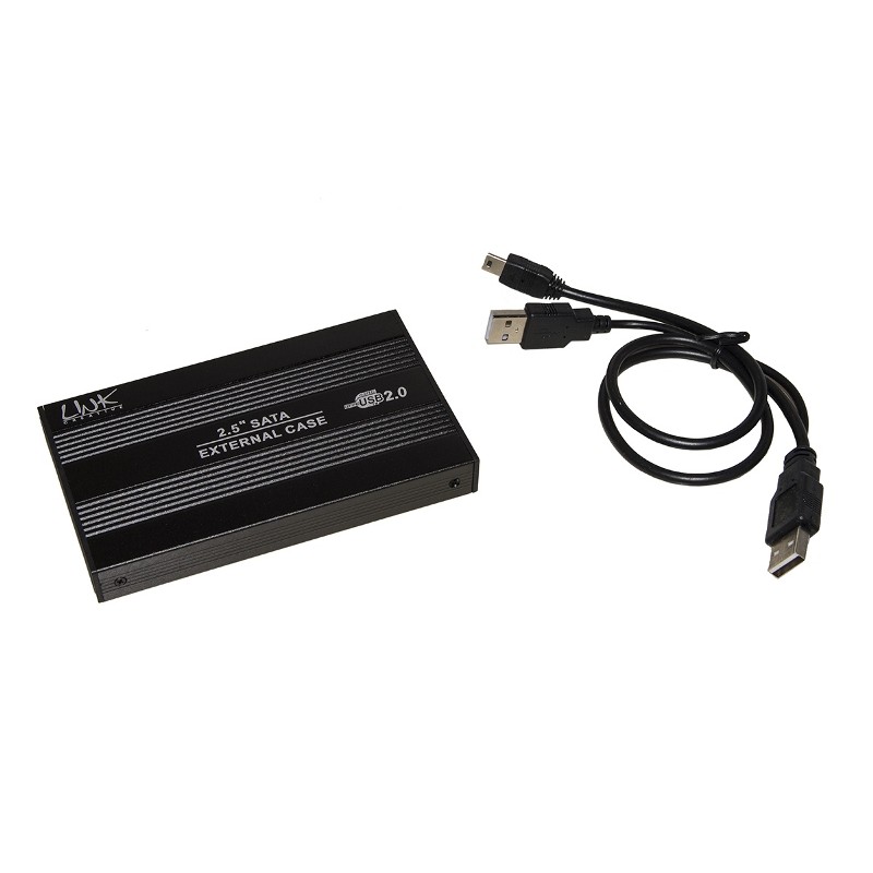 BOX ESTERNO PER HD 2,5' SATA USB 2.0 (LKBOX252) NERO