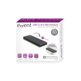 BOX ESTERNO USB 3.1 SSD M.2...