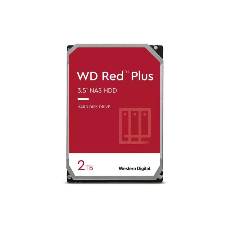 HARD DISK WD RED PLUS 2 TB NAS SATA 3 3.5 (WD20EFPX)