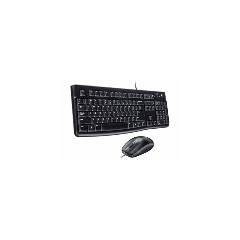 KIT TASTIERA + MOUSE LOGITECH MK120 FILO NERA