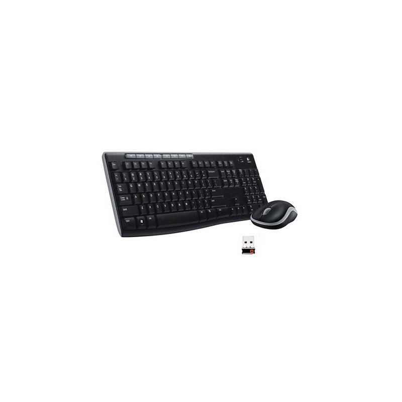 KIT TASTIERA + MOUSE LOGITECH MK270 WIRELESS NERA