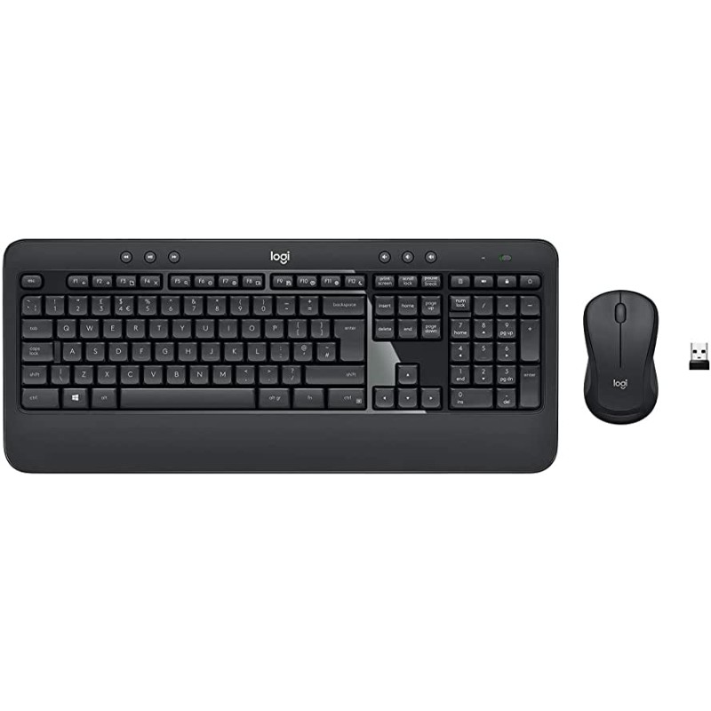 KIT TASTIERA +MOUSE LOGITECH MK540 WIRELESS NERO