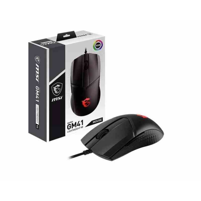 MOUSE MSI GAMING CLUTCH GM41 LIGHTWEIGHT V2 USB (S12-0400D20-C54)