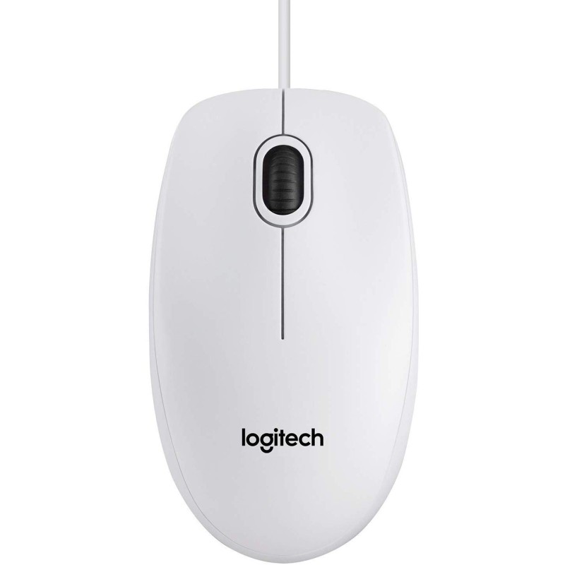 MOUSE LOGITECH B100 FILO BIANCO