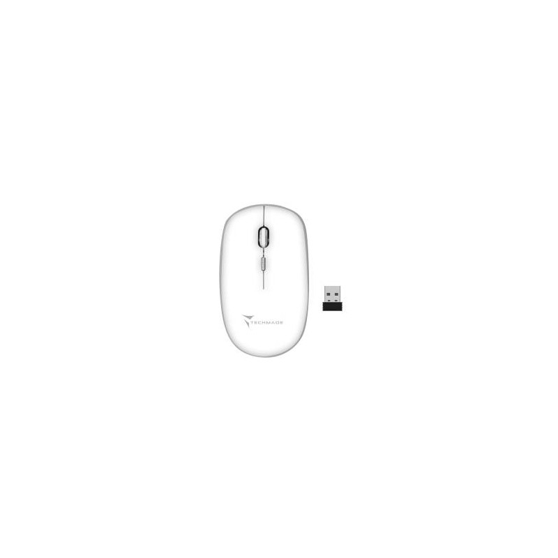 MOUSE TECHMADE TM-MUSWN4B-WH WIRELESS BIANCO