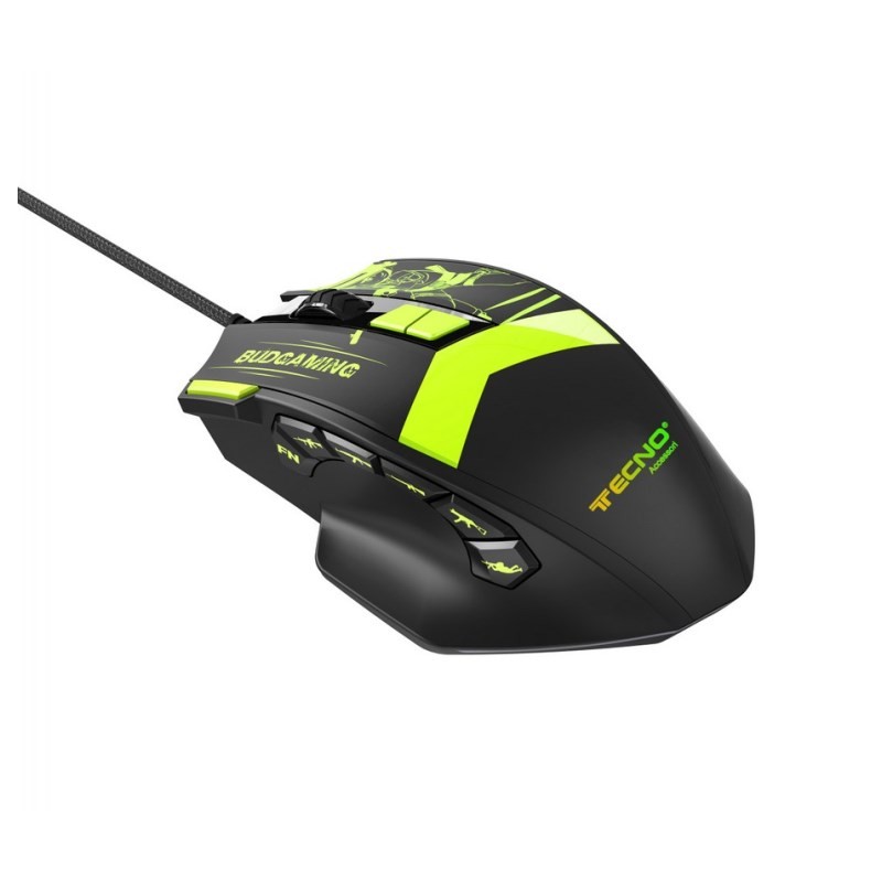 MOUSE TECNO TC-PGM830 RETROILLUMINATO 12 TASTI GAMING