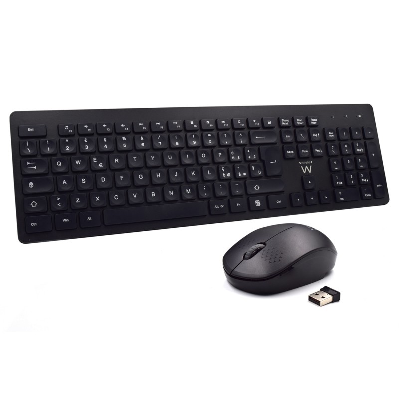 Tastiera + mouse Wifi Ewent EW3255