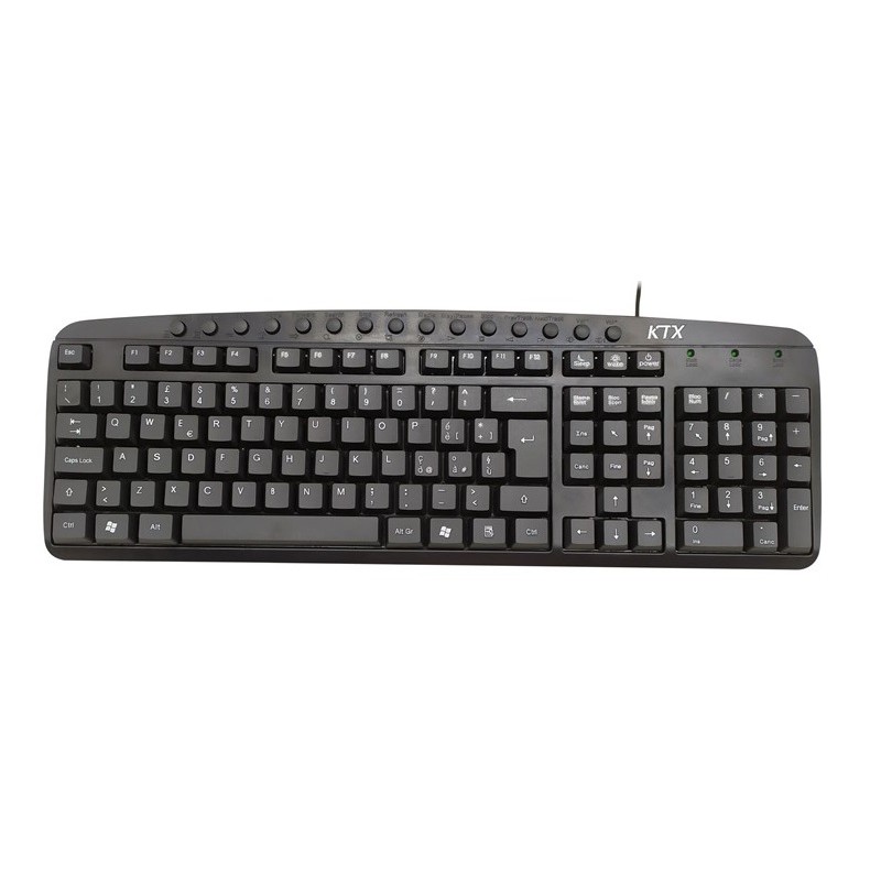 TASTIERA KTX KB-2105U FILO NERA