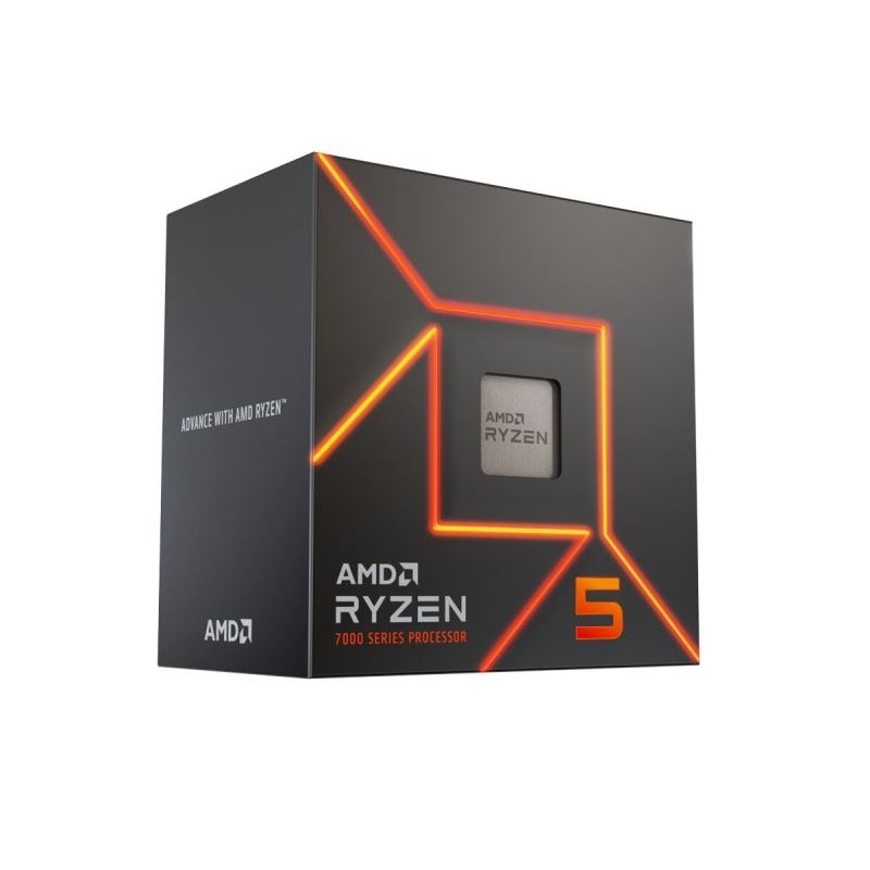 CPU RYZEN 5 7600 AM5 5.2 GHZ (100-100001015BOX)