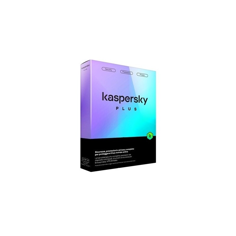 SOFTWARE Kaspersky BOX PLUS ANTIVIRUS FIREWALL 1 ANNO 3 DISPOSITIVI (KL1042T5CFS-ENV)