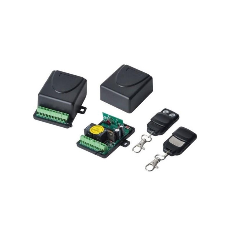 KIT RICEVITORE DA INTERNO 433MHZ 2 TELECOMANDI (JJ-JS-084)