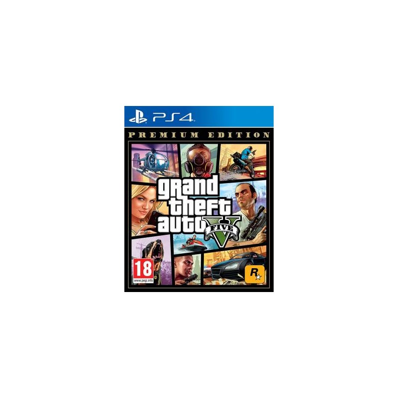 GIOCO PS4 GTA GRAND THEFT AUTO 5 - PREMIUM EDITION EU