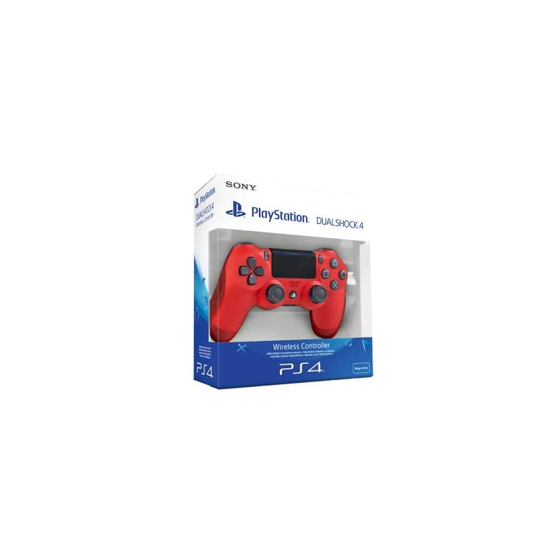 9814153 PS4 Dualshock 4 Magma Red V2