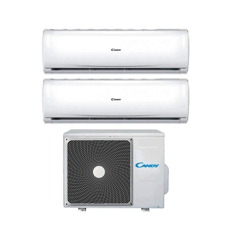 CLIMATIZZATORE Candy CY-2T14OUT DUAL SPLT - PURA WIFI - 2 UNITA' INTERNE + 1 ESTERNA - 9000 BTU - A++/A+