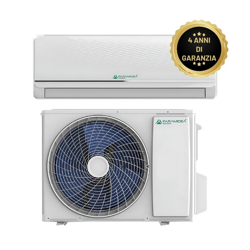 CLIMATIZZATORE WiFi AC109UI + AC109UE - UNITA' INTERNA + ESTERNA - 9000 BTU - INVERTER - POMPA DI CALORE - GARANZIA 4 ANNI