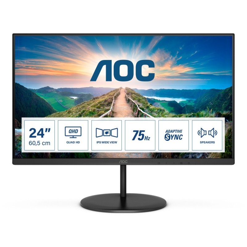 MONITOR 24 AOC QHD BORDLESS IPS HDMI/DP